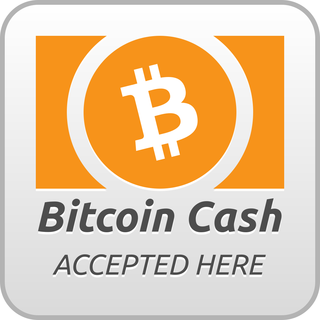BitcoinCash Accepted Here